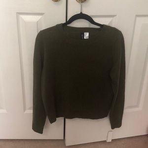Green Divided sweater